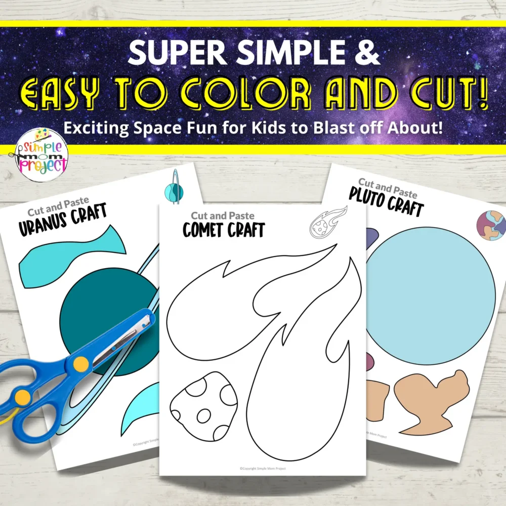 29 Solar System Planet Cut and Paste Printable Craft Templates: The Ultimate Collection - Image 4