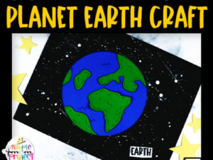 Are you looking for an easy earth template to teach your preschool or kindergarten class about our planet? This is a simple earth project that even toddlers can get their hands in. Make learning about science fun with our diy earth cut out craft today!