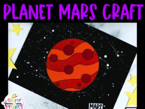 Are you looking for a planet Mars school project for your preschool class? This outer space themed Mars template is just the thing to really help your kids bring this red planet to life. With their pretend rocket ship, their curiosity can really explore the depths of Mars with our Mars cut out templates today!