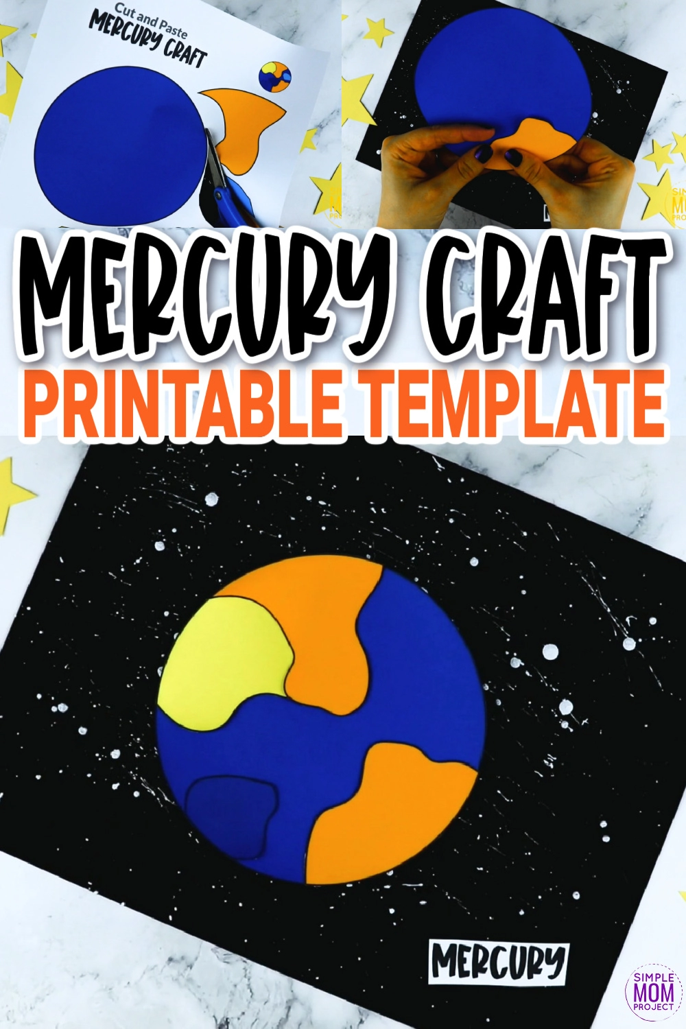 Are you looking for a fun way to teach your preschool class about our solar system? Use our printable planet Mercury craft template today! Your kids will love learning about outer space when they have an easy, hands on planet craft art project. Click to download and print your planet Mercury craft template today!