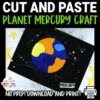 Are you looking for a fun way to teach your preschool class about our solar system? Use our printable planet Mercury craft template today! Your kids will love learning about outer space when they have an easy, hands on planet craft art project. Click to download and print your planet Mercury craft template today!