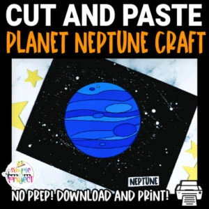 The solar system is so much fun to learn about! Why not add even more fun by printing off this planet Neptune craft template! Your miniature space rangers will adore learning about Neptune interesting facts when they have an easy cut and paste Neptune craft to go along with it. Click to download and print your Neptune template today!