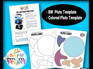 Do your kids love learning about our solar system? Are they dreaming about visiting Nasa one day? Help them grow by using our printable planet Pluto paper craft. It may be a dwarf planet, but it is still a planet. This fun space activity doesn’t require a telescope to love. Grab your printable planet Pluto template today!