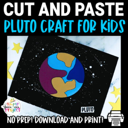 Do your kids love learning about our solar system? Are they dreaming about visiting Nasa one day? Help them grow by using our printable planet Pluto paper craft. It may be a dwarf planet, but it is still a planet. This fun space activity doesn’t require a telescope to love. Grab your printable planet Pluto template today!