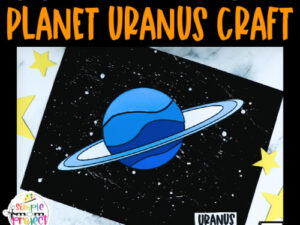 Are you looking for a great outer space solar system craft for your preschool class? This easy to make planet Uranus craft is the perfect thing! Teach fun facts about uranus or have a planet sponge painting day with our planet Uranus craft template now!