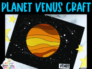 Are your kids Nasa fans? Why not use this fun Venus planet craft to learn about this planet in our solar system? You don’t need a fancy project to make this fun Venus printable planet craft today. This is such a fun way to learn about our solar system in space!