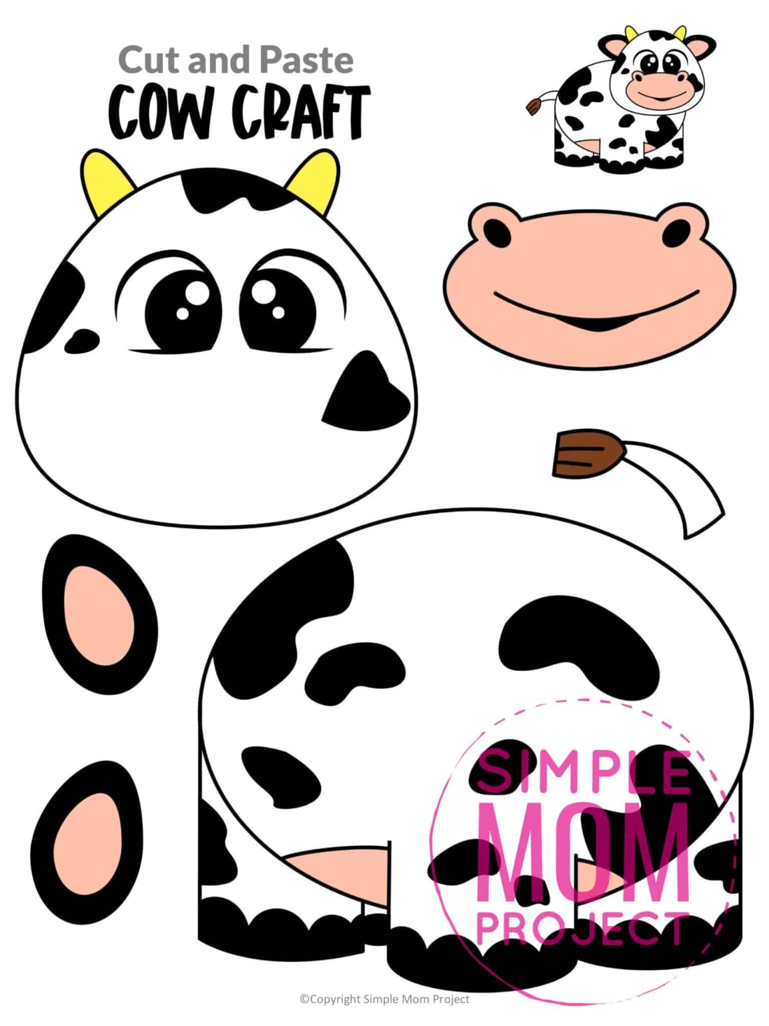 Printable farm animal crafts