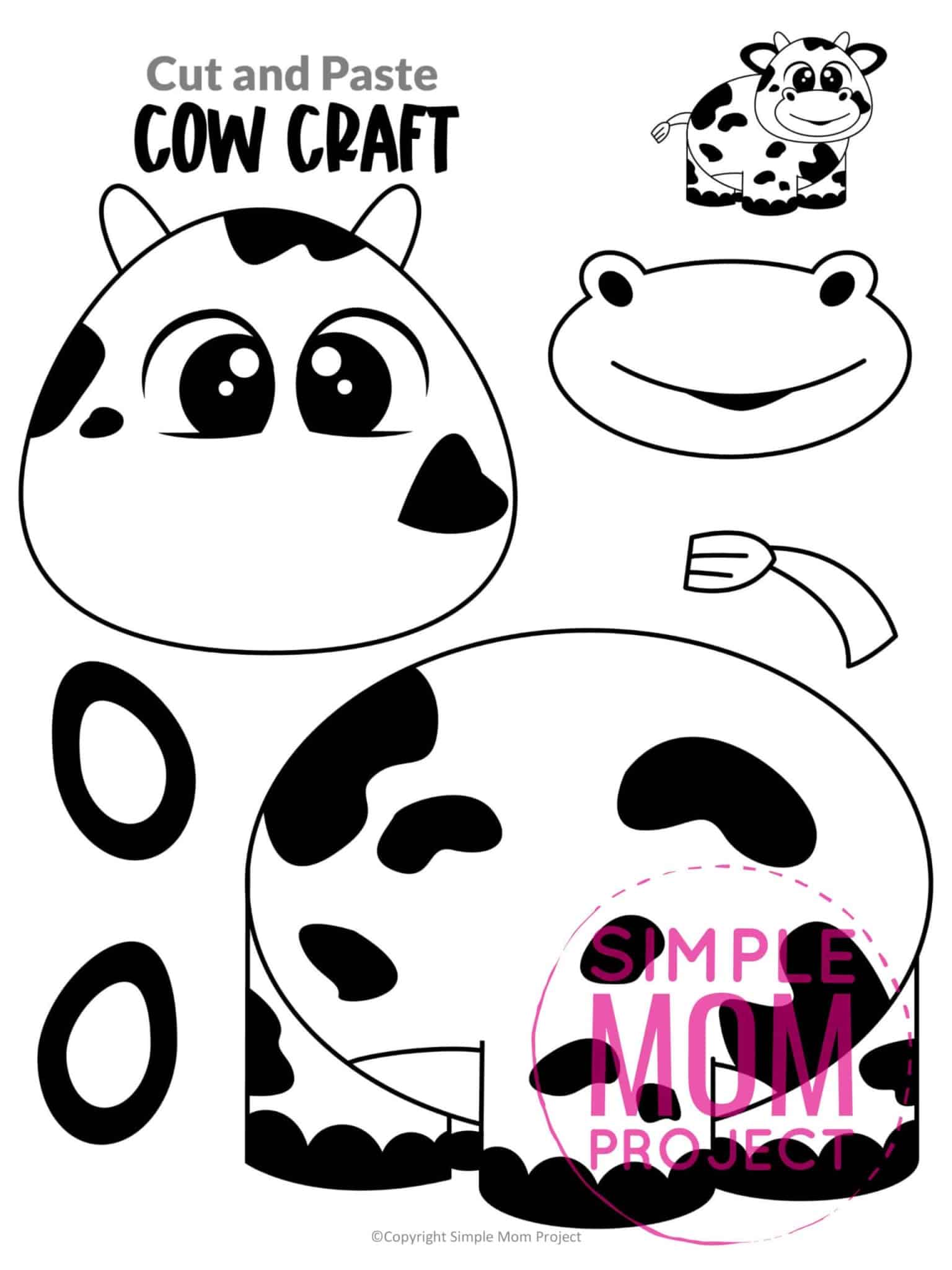 Printable farm animal crafts