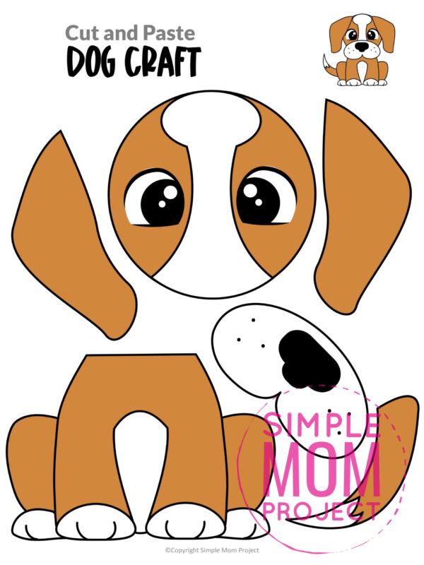 15 Full Colored Farm Animal Cut and Paste Instant Printable Crafts ...