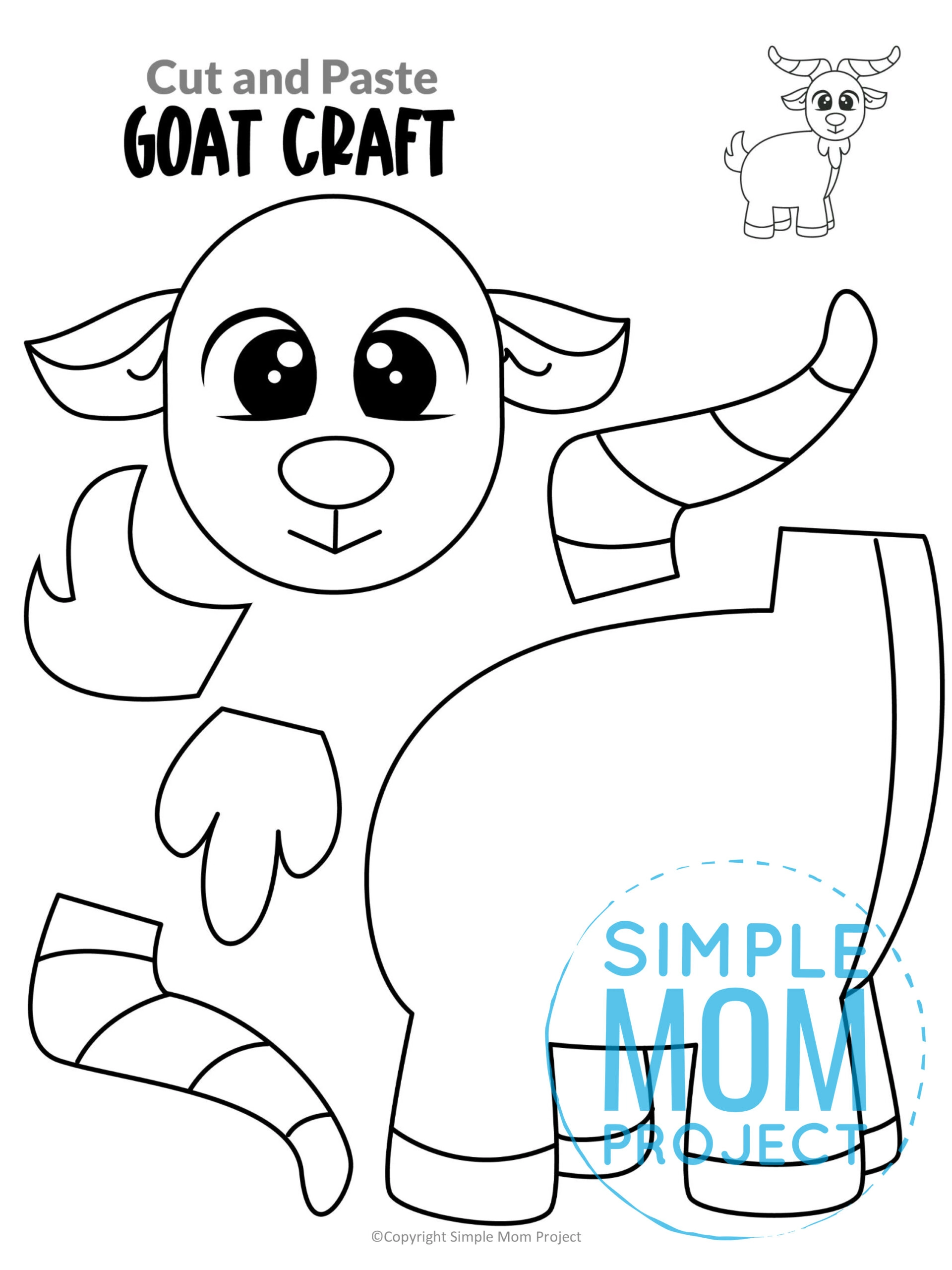 Printable farm animal crafts