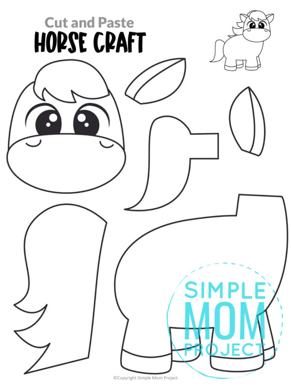 Printable farm animal crafts