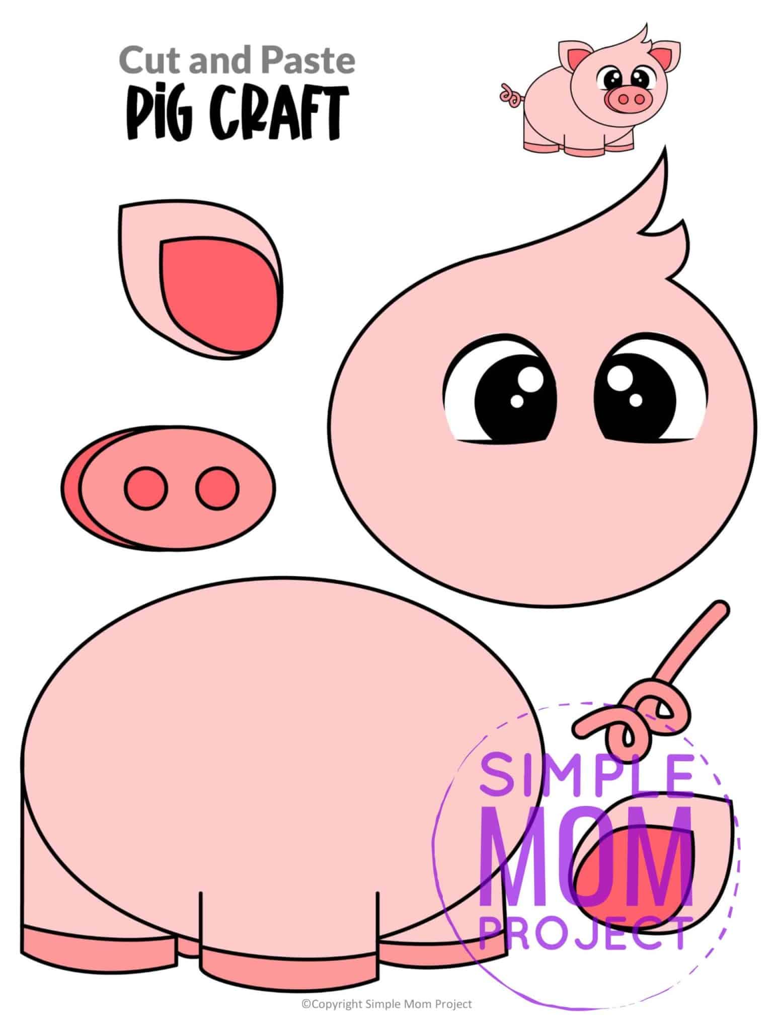 Printable farm animal crafts