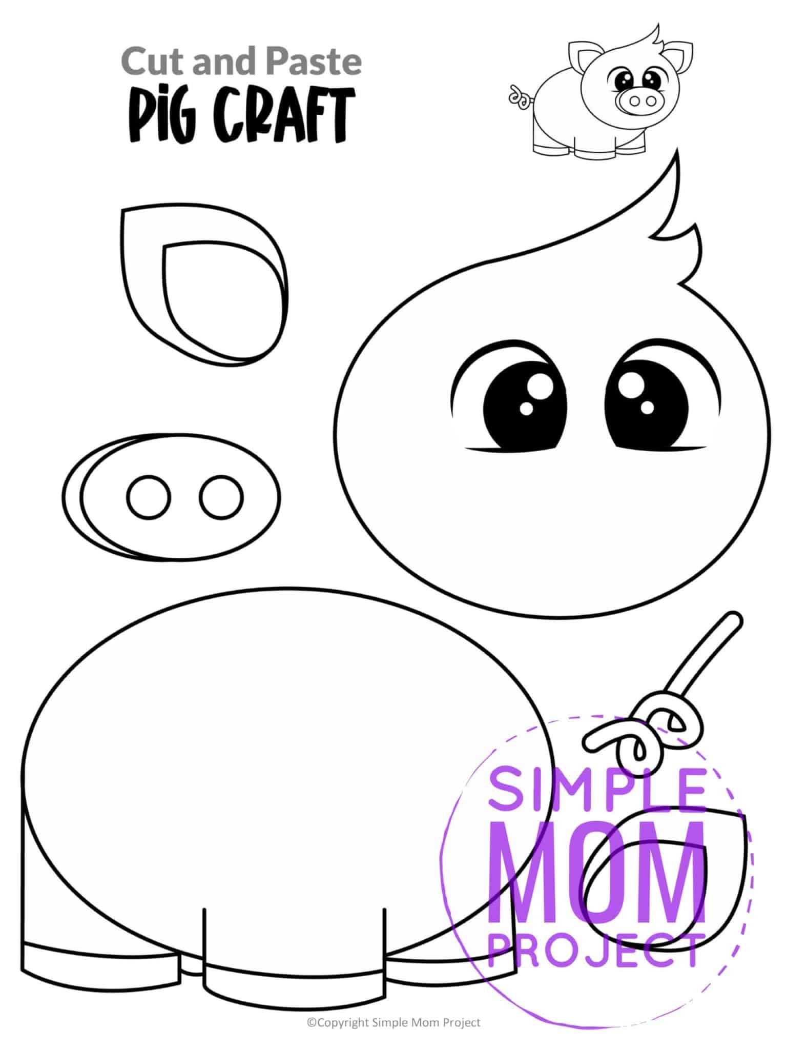 Printable farm animal crafts