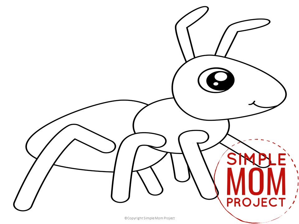 Printable Insect and Bug Templates for Preschoolers, Toddlers and Kindergartners