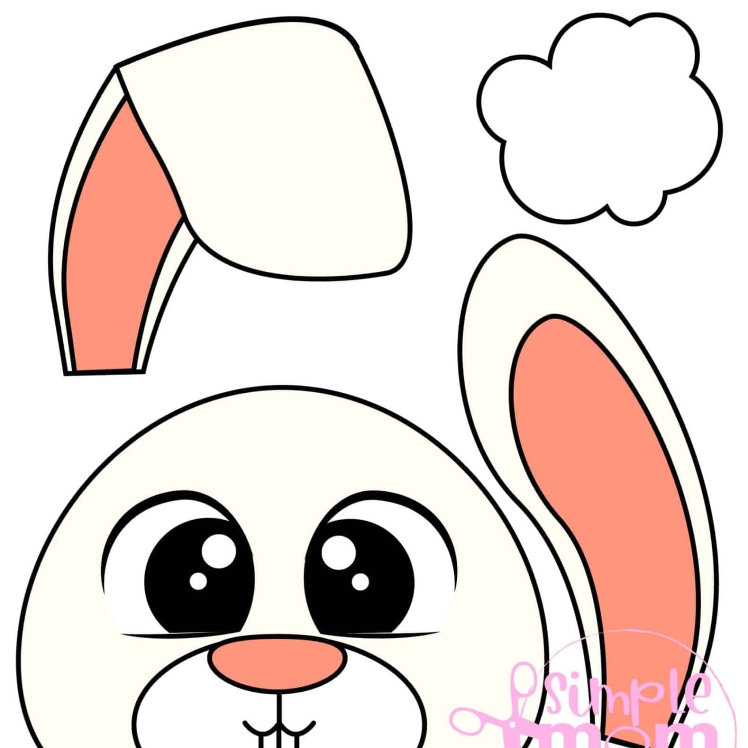 Our printable bunny rabbit paper bag puppet craft is perfect for kids of all ages including preschoolers, toddlers, and kindergartners. Teachers won’t have to travel far to find the perfect bunny rabbit hand puppet template either! With a brown paper lunch sack and our bunny rabbit puppet template, you and your littles can start making memories today!
