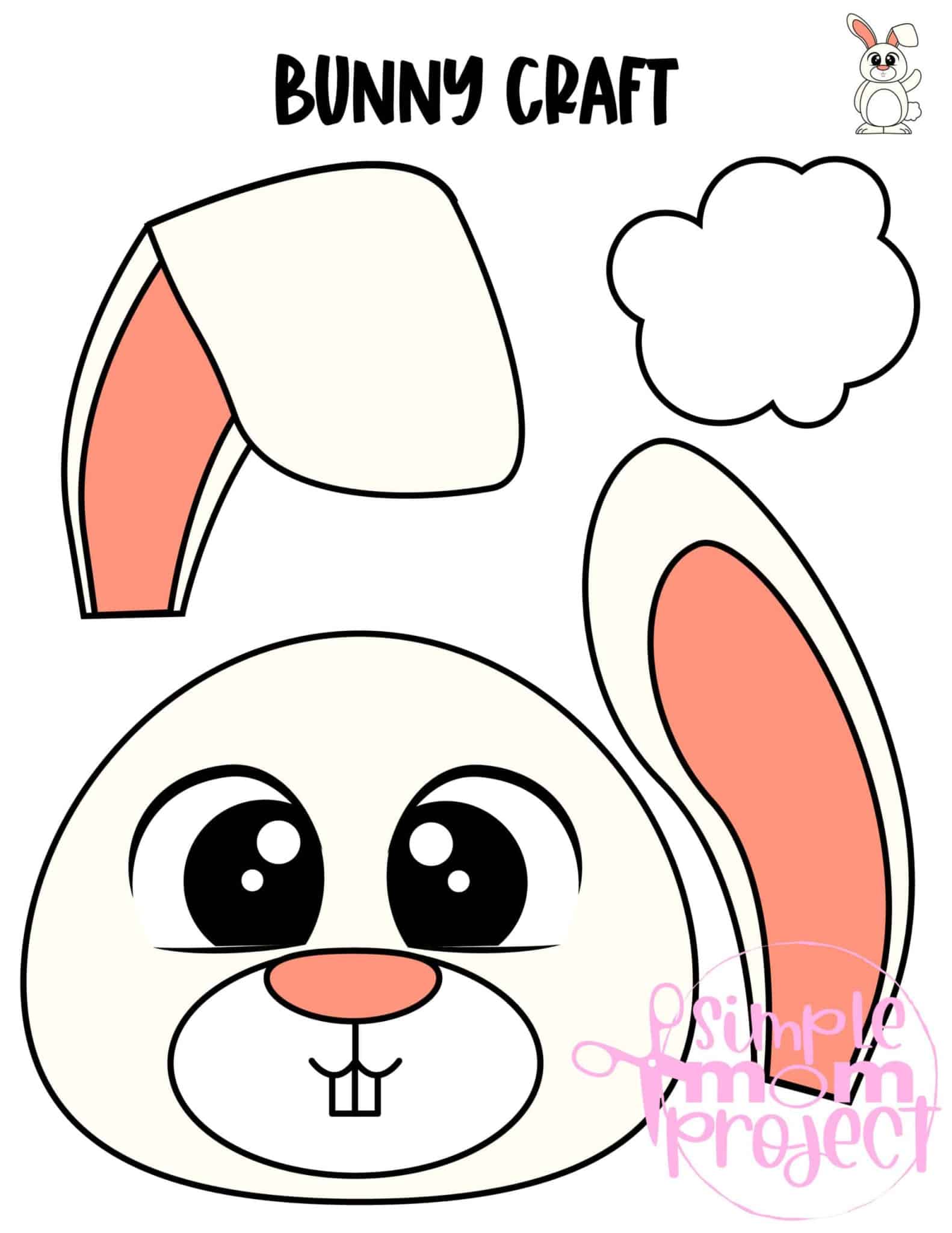 Our printable bunny rabbit paper bag puppet craft is perfect for kids of all ages including preschoolers, toddlers, and kindergartners. Teachers won’t have to travel far to find the perfect bunny rabbit hand puppet template either! With a brown paper lunch sack and our bunny rabbit puppet template, you and your littles can start making memories today!