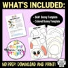 Our printable bunny rabbit paper bag puppet craft is perfect for kids of all ages including preschoolers, toddlers, and kindergartners. Teachers won’t have to travel far to find the perfect bunny rabbit hand puppet template either! With a brown paper lunch sack and our bunny rabbit puppet template, you and your littles can start making memories today!