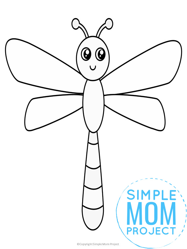 Printable Insect and Bug Templates for Preschoolers, Toddlers and Kindergartners