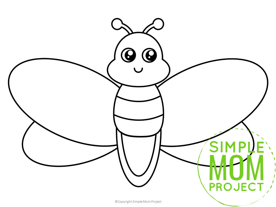 Printable Insect and Bug Templates for Preschoolers, Toddlers and Kindergartners