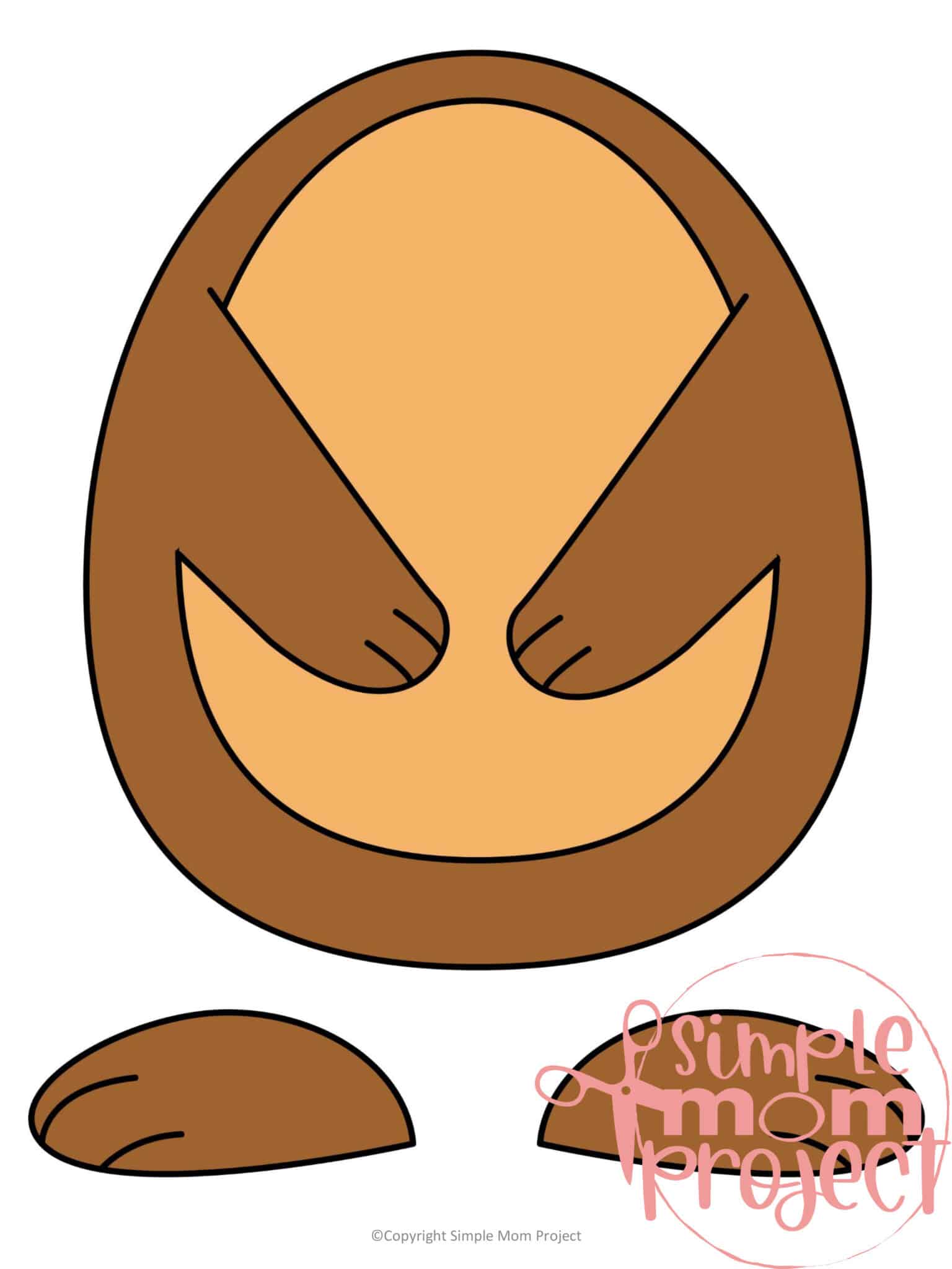 Easy and Fun Groundhog Paper Bag Puppet Craft Instant Printable ...