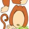 Click and grab this easy and printable monkey template to make a fun paper bag puppet! This toddler and preschool craft can help your little animal fan put on their very own paper bag monkey puppet show! Download your own monkey paper bag puppet template now!