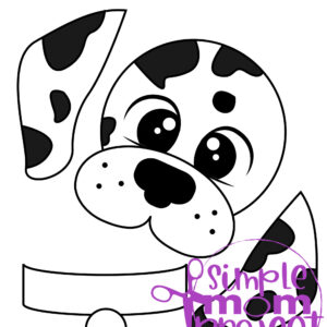 Do your kids love 101 Dalmatians? Then they will absolutely love this printable paper bag dalmatian dog craft! It is the perfect children’s craft to make when you are looking for rainy day activities too! Grab your copy of our dalmatian dog paper bag puppet template today!