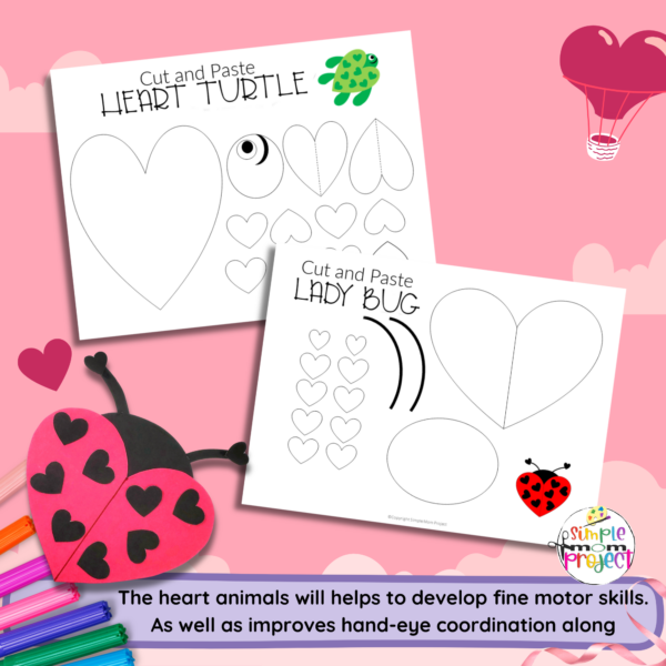 I am thrilled to share a charming collection of black and white heart-themed animals for quality coloring and crafting time with your children. This collection is ideal for creating cherished memories, featuring simple designs accessible for toddlers and preschoolers, while still engaging for older kids.