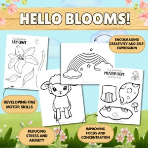 These spring craft templates are a blast for both kiddos and grown-ups! Buzzing bees, froggy friends, fluttering butterflies, and blooming flowers—over 100 springtime templates are just waiting for you to download and unleash your creativity today! 🌼✨