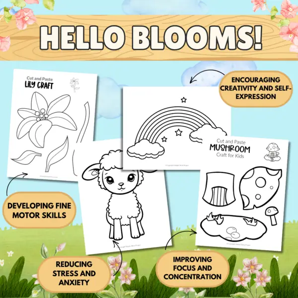 These spring craft templates are a blast for both kiddos and grown-ups! Buzzing bees, froggy friends, fluttering butterflies, and blooming flowers—over 100 springtime templates are just waiting for you to download and unleash your creativity today! 🌼✨