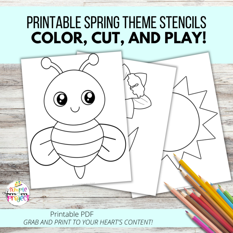 15+ Spring Printable Cut Out Stencil Templates – Simple Mom Project Store