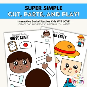 10 Full Colored Community Helper Craft Templates - Image 4