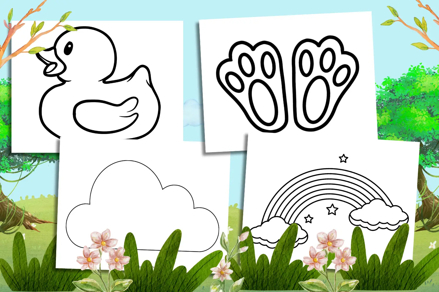 Whether you're gearing up for a fabulous afternoon or trying to keep the kiddos creatively busy, these spring templates are your ticket to seasonal fun! Each template is like a burst of sunshine, ready to ignite imaginations and unleash artistic flair—perfect for home or school shenanigans. Kids can dive into the world of coloring, cutting, and assembling these adorable crafts while soaking up all the lively vibes spring has to offer. From buzzing bee collages to cheerful paper flower bouquets, these projects are guaranteed to sprinkle joy and brighten any nook. So, grab your art supplies and let the springtime crafting escapades commence!