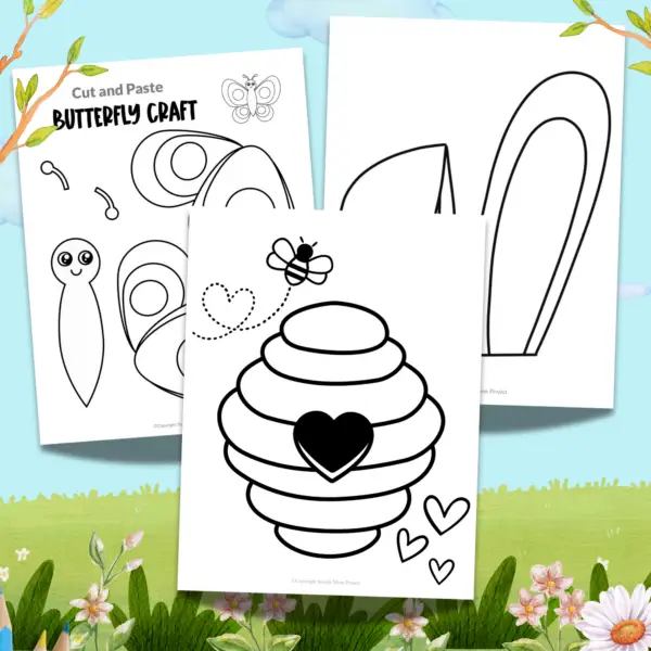 These spring craft templates are a blast for both kiddos and grown-ups! Buzzing bees, froggy friends, fluttering butterflies, and blooming flowers—over 100 springtime templates are just waiting for you to download and unleash your creativity today! 🌼✨