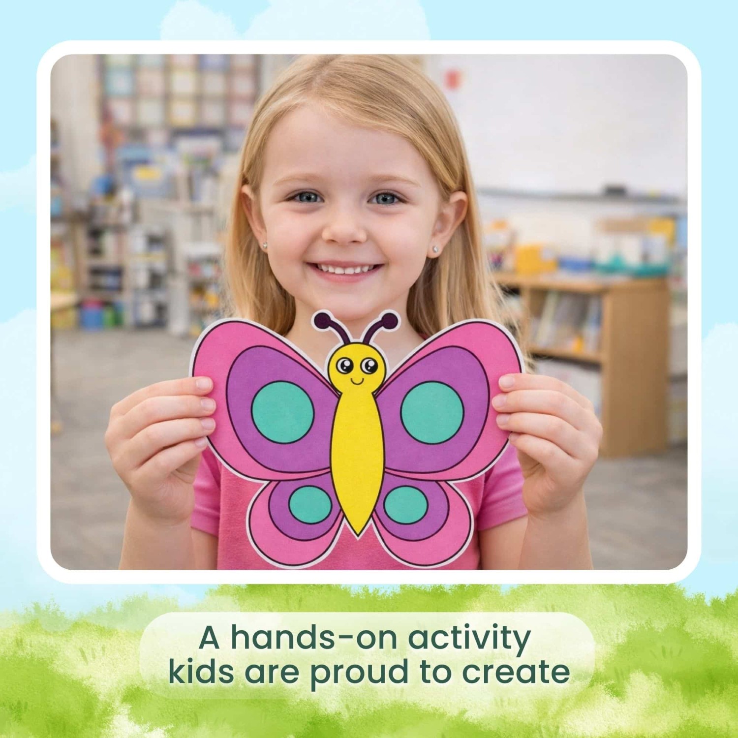 This insect craft bundle for kids includes 24 printable bug activities that are easy to prep and fun to create. Great for preschool, kindergarten, homeschool, and early learning classrooms.