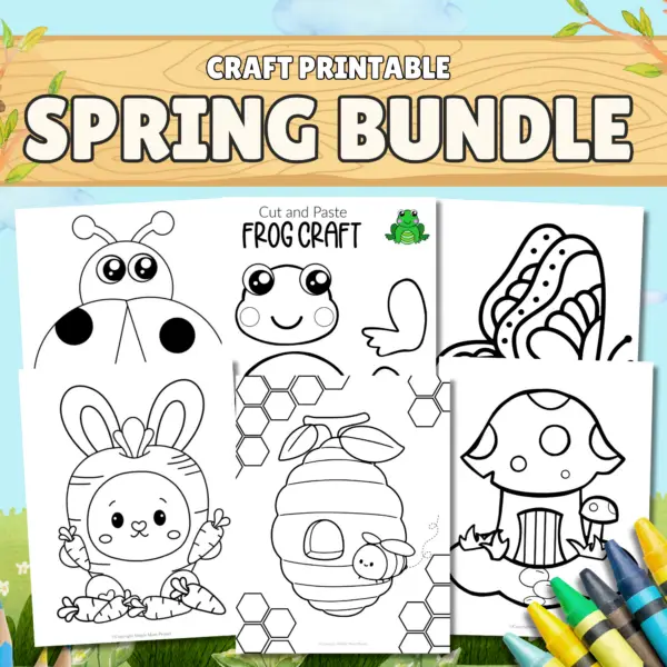 These spring craft templates are a blast for both kiddos and grown-ups! Buzzing bees, froggy friends, fluttering butterflies, and blooming flowers—over 100 springtime templates are just waiting for you to download and unleash your creativity today! 🌼✨