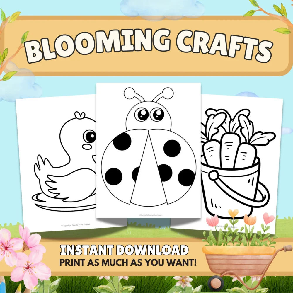 These spring craft templates are a blast for both kiddos and grown-ups! Buzzing bees, froggy friends, fluttering butterflies, and blooming flowers—over 100 springtime templates are just waiting for you to download and unleash your creativity today! 🌼✨