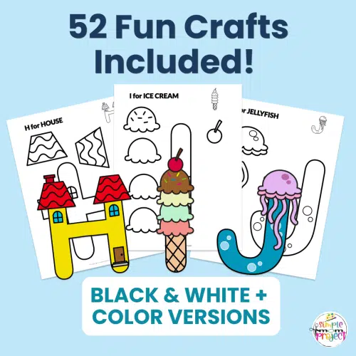 Child-friendly uppercase letter cut and paste worksheet designed to improve fine motor skills and letter recognition.