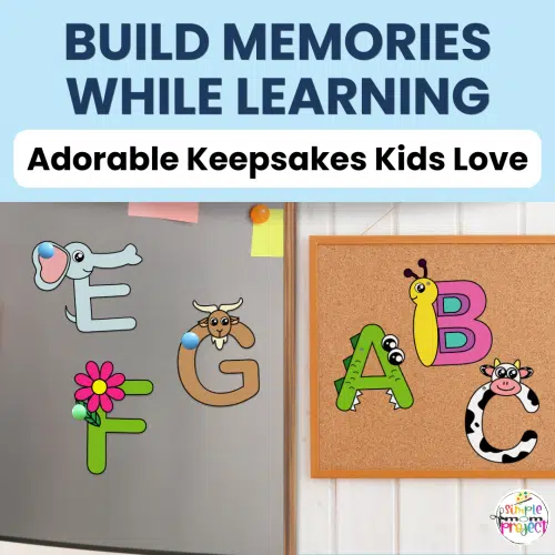 Printable uppercase alphabet craft activities suitable for classroom literacy centers or homeschool learning.
