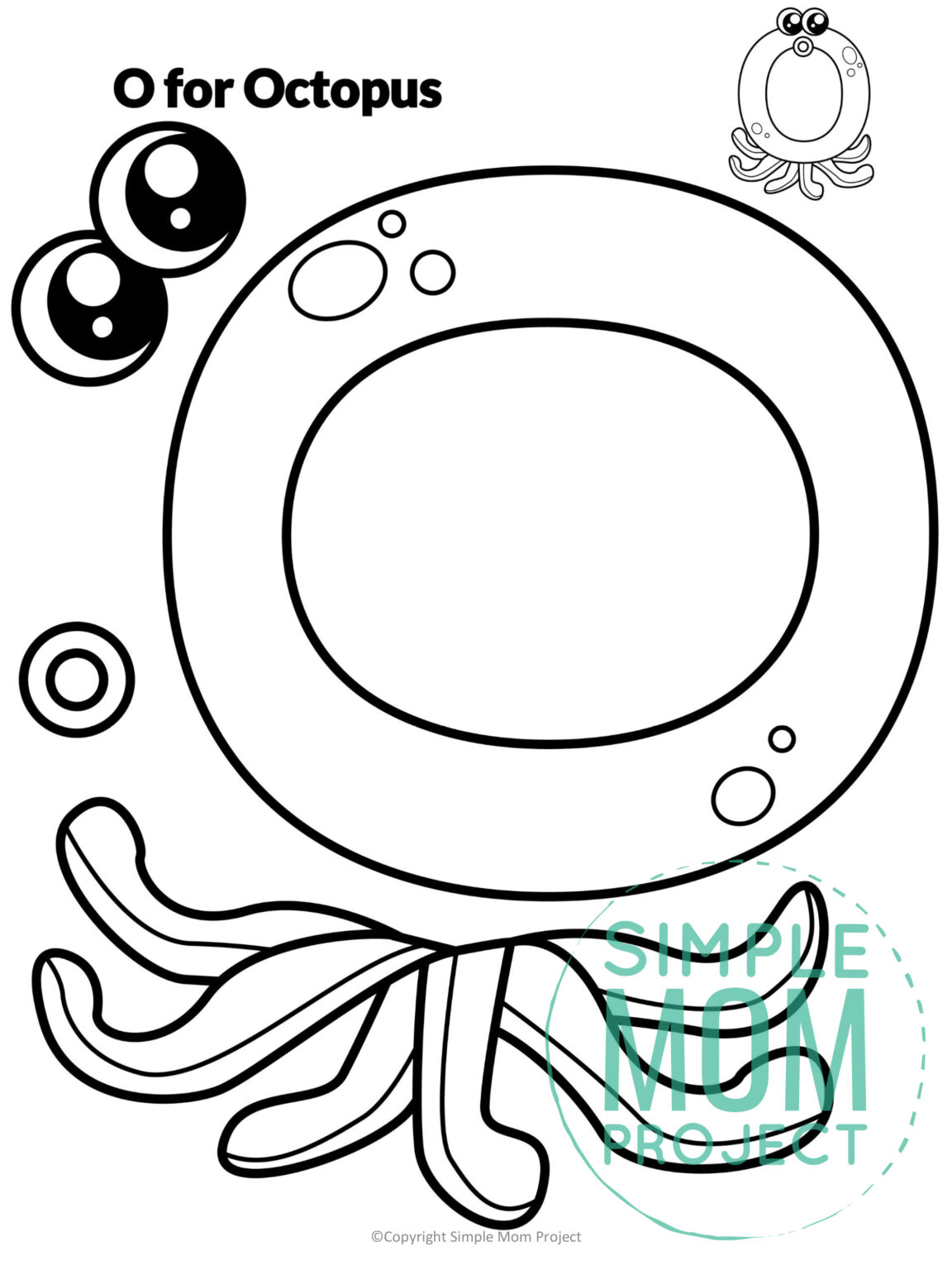 Uppercase Alphabet Crafts – 26 Black & White Printable Cut & Paste ...