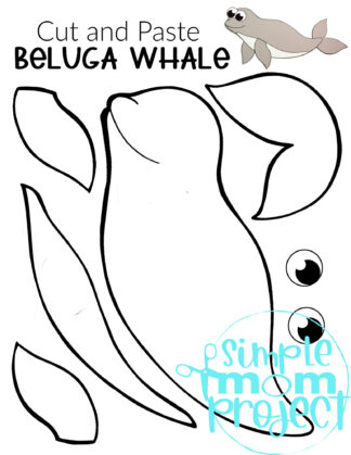 Arctic Animal Cut and Paste Craft Templates - Simple Mom Project Store