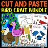 Add some fun to your kids printable craft activities with these adorable cut and paste Bird Crafts. Your kids will learn how to make beautiful Barn Owls, Eagle crafts, Dove Crafts and many more with these easy, printable Bird craft templates. Whether you use them as creative art projects for toddlers, preschoolers or kindergartners or to learn about birds during homeschooling, this flock of cut and paste bird crafts are great fun for everyone!