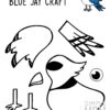 Printable Blue Jay Craft for Kids, preschoolers toddlers and kindergartners 1