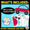 Looking for easy diy craft activities for your toddler, preschool and kindergarten kids? This printable car craft template is great to occupy your little ones for hours while you’re doing household chores. Use the printable car craft when teaching your kids the modes of transportations or the letter C sound. Be sure to grab our printable car template and enjoy crafting!