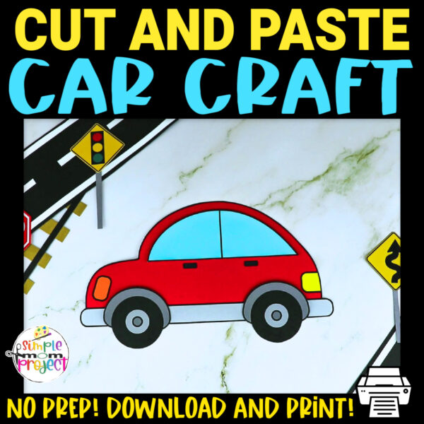 Looking for easy diy craft activities for your toddler, preschool and kindergarten kids? This printable car craft template is great to occupy your little ones for hours while you’re doing household chores. Use the printable car craft when teaching your kids the modes of transportations or the letter C sound. Be sure to grab our printable car template and enjoy crafting!