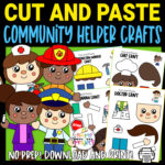 Community Helper Cut and Paste Craft Templates - Simple Mom Project Store