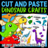 Looking for the best printable dinosaur crafts for your preschool, toddler or kindergarten kids? These easy diy paper dinosaur crafts have fun cutting and pasting these dinosaur templates to keep toddlers, preschoolers or even big kids amused for hours. Including our popular t-rex craft, triceratops craft and stegosaurus crafts and many more these are sure to be a big hit with your kids for fun craft activities or even homeschooling lessons. Click here to grab these awesome dinosaur craft templates today.