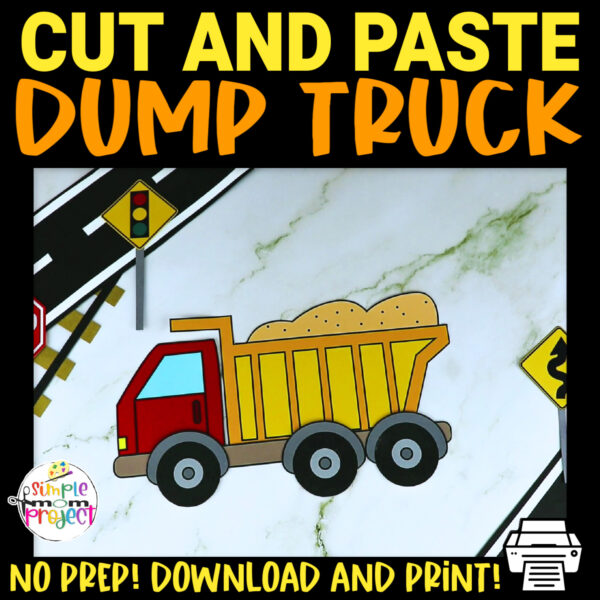 If you’re looking for easy diy craft that will only require you a few supplies, this printable dump truck craft is the ideal activity for you. This simple printable dump truck craft template is perfect for kids of all ages, especially to toddler, preschool and kindergarten kids. Use this printable dump truck papercraft when teaching your kids the different types of transportations. Be sure to grab your copy today!