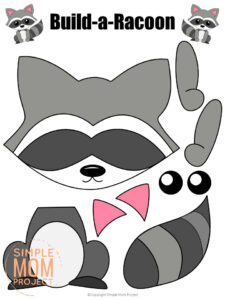 Woodland Animal Cut and Paste Craft Templates - Simple Mom Project Store