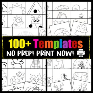 Looking for a one stop place for seasonal templates for the entire year? These printable templates are great for every season! Click now to download and print our summer, spring, winter and fall seasonal template bundle now! They are great for classroom activities, rainy day activities and simple coloring pages for your preschooler, toddler and kindergarten kids.