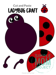 Full Colored Insect and Bug Cut and Paste Craft Templates - Simple Mom ...